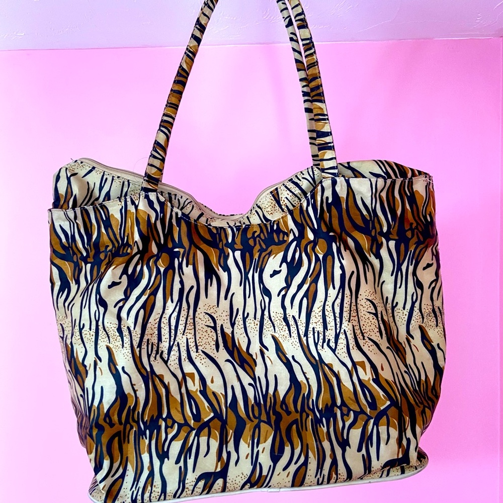 Brown/black and tan bag (gym/beach)
